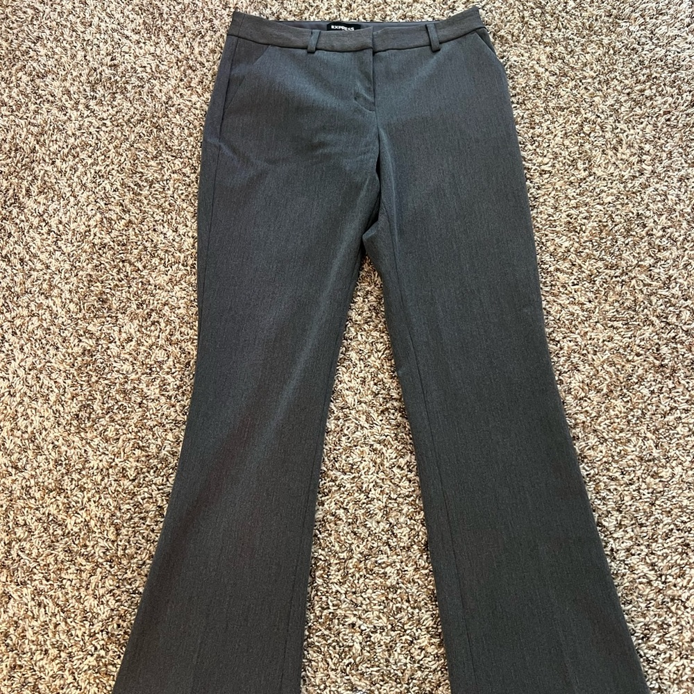Express Columnist Boot Mid Rise Pants